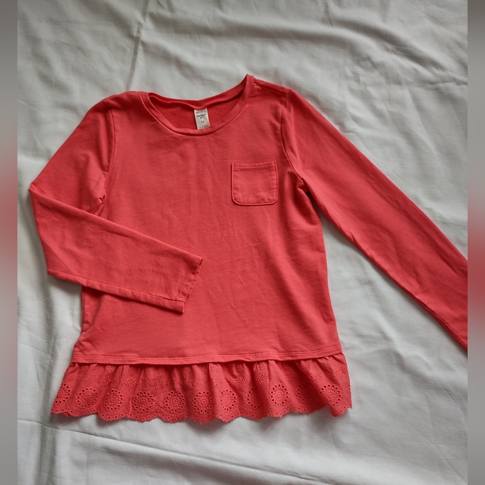Oshkosh long sleeve girls shirt size 14